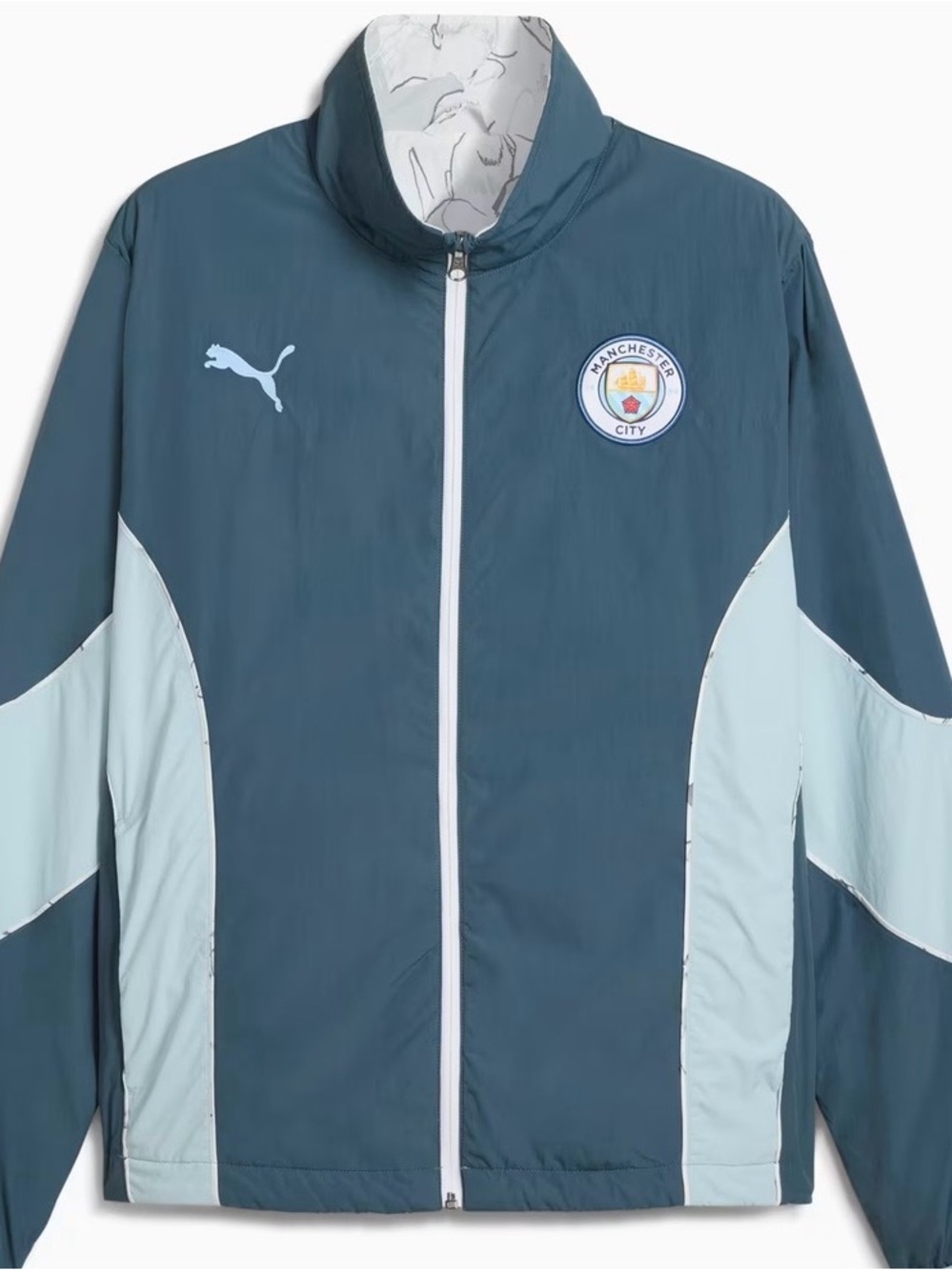 PUMA × KIDSUPER Manchester City Men's Reversible Soccer Windbreaker - Picture 6 of 7